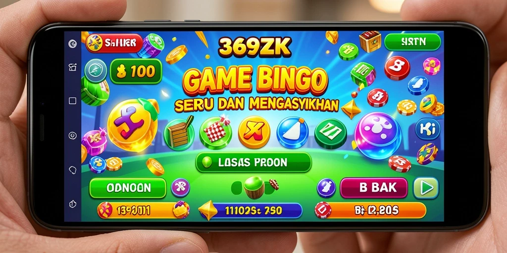 Tangkapan layar dari gameplay seru Bingo di 369ZK.