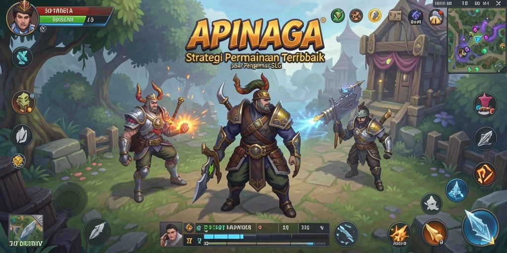 Tangkapan layar gameplay APINAGA yang menampilkan aksi strategi mendebarkan.