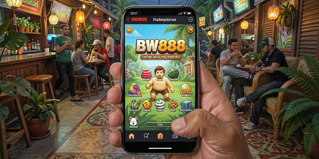 Gambaran gameplay BW888 yang menyenangkan dan penuh warna.