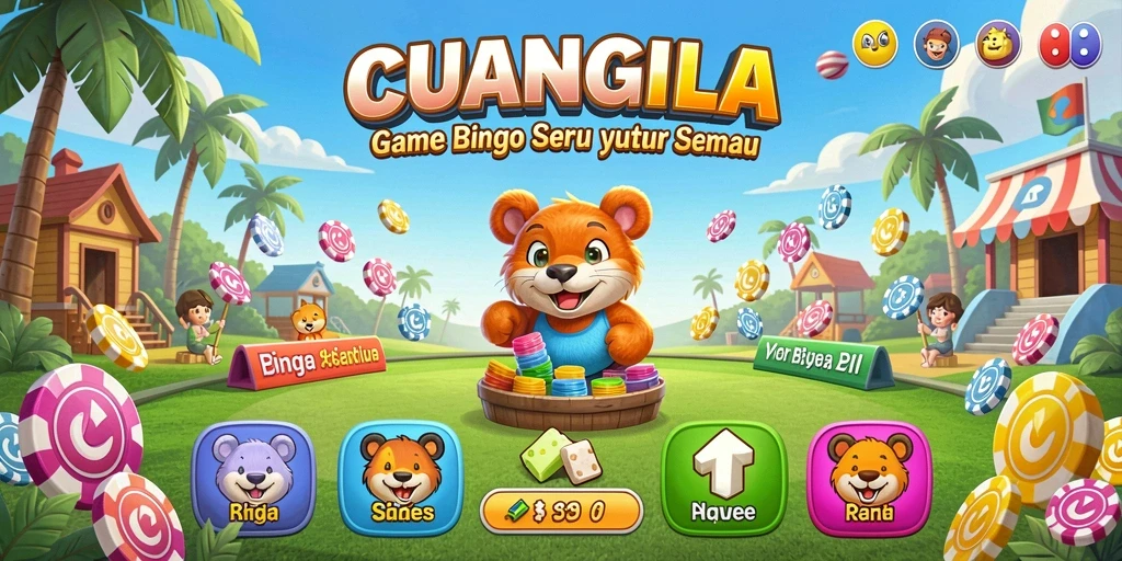Screenshot gameplay CUANGILA yang menunjukkan keseruan bermain Bingo.