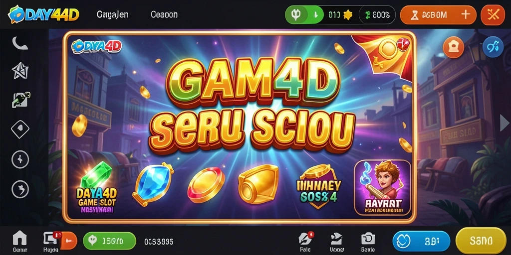 Tampilan gameplay seru dari DAYA4D di layar.