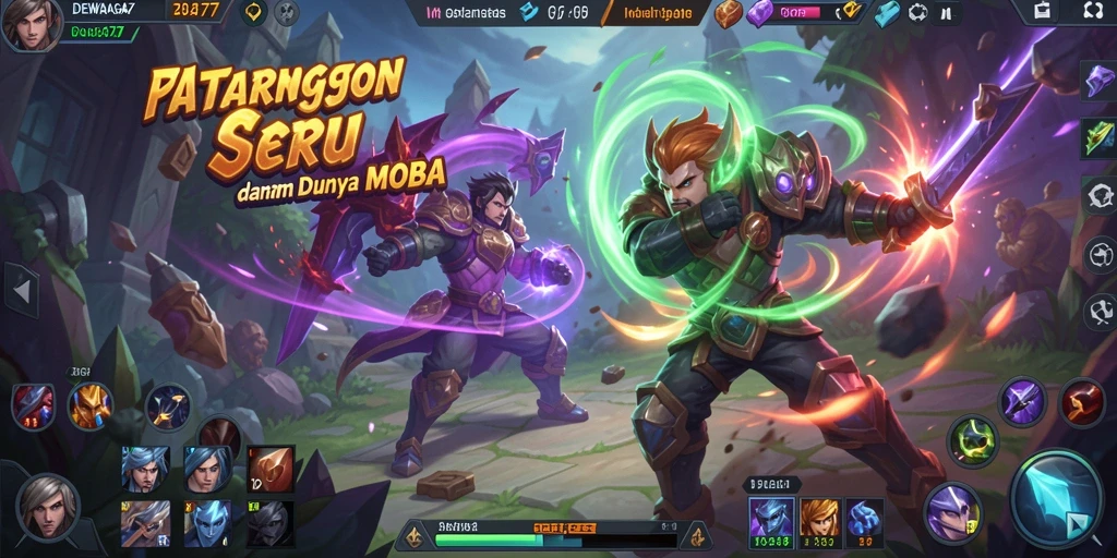 Tampilan gameplay seru dan strategi di arena DEWANAGA77.