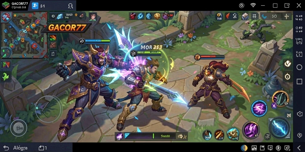 Tangkapan layar memperlihatkan aksi seru di GACOR77 dengan gameplay menarik.