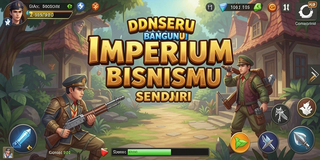 Tampilan gameplay IDNSERU yang seru dan menantang.