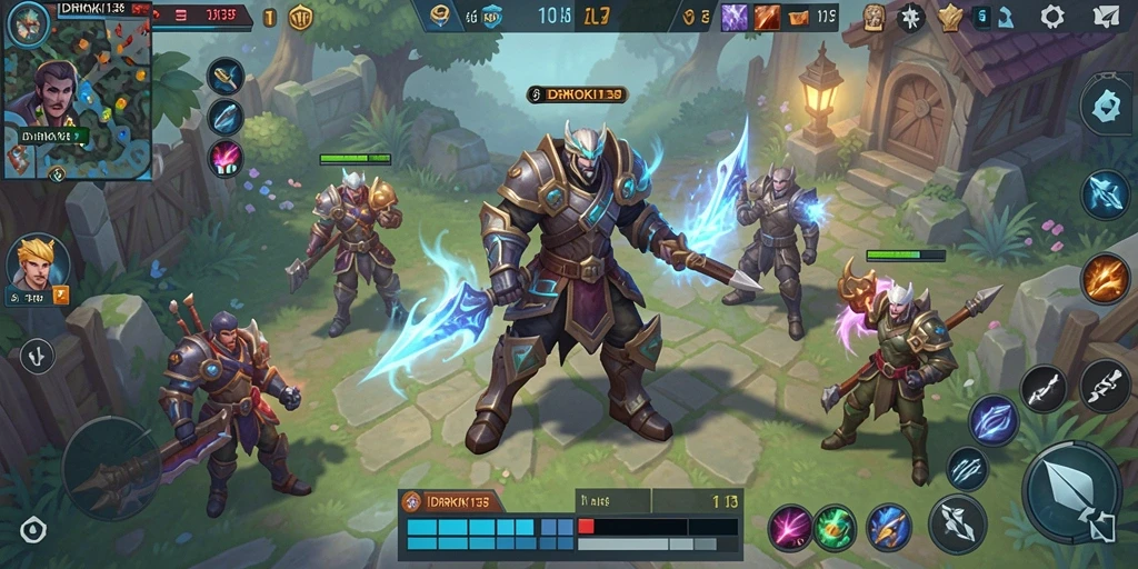 Gameplay seru dalam IDRHOKI138 yang menampilkan aksi pertempuran.