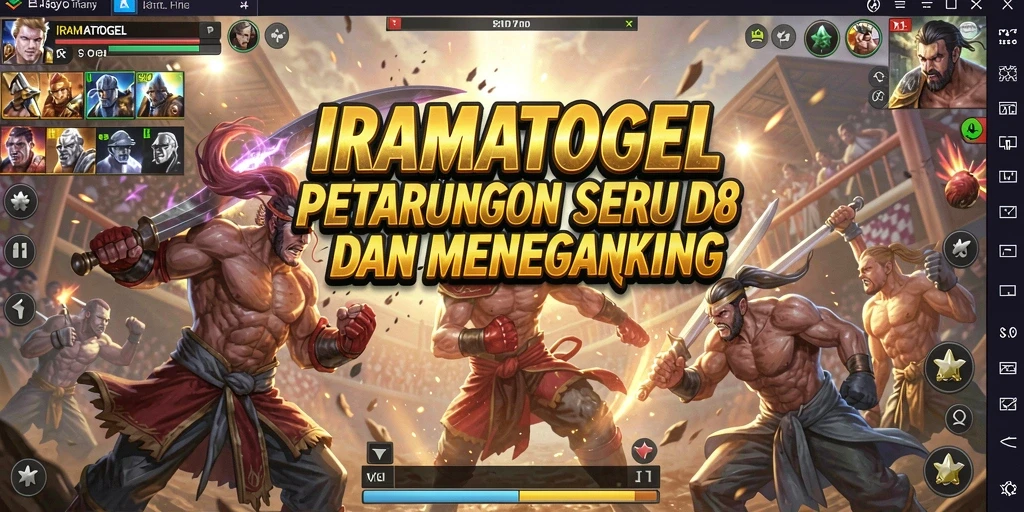 Tampilkan aksi seru gameplay bertarung di IRAMATOGEL.