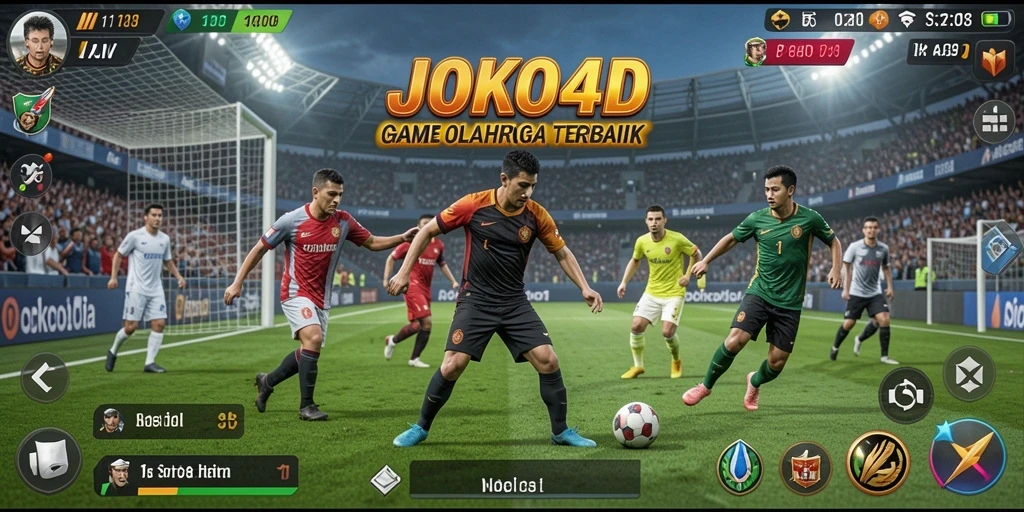 Tampilan gameplay seru dari JOKO4D dengan menghadirkan berbagai cabang olahraga.