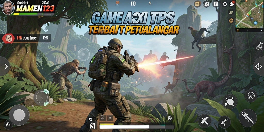 Screenshot gameplay MAMEN123 yang menunjukkan aksi tembak-menembak seru.