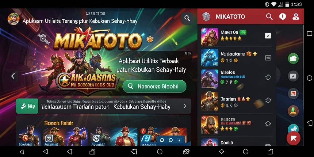 Screenshot MIKATOTO menampilkan alat bantu utilitas yang efisien dan mudah digunakan.