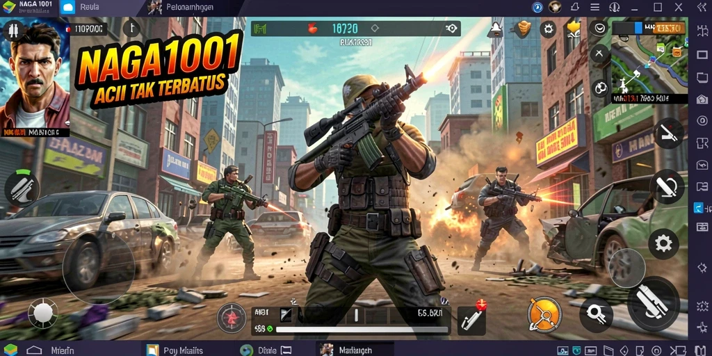 Screenshot gameplay NAGA1001 dengan aksi menegangkan dan grafis luar biasa.