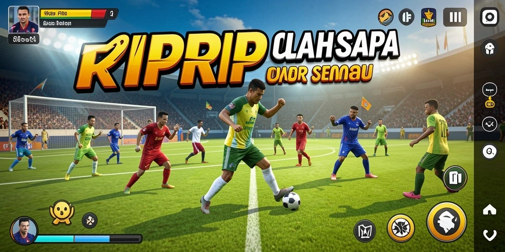 Gameplay seru dalam RPRPRP yang menampilkan berbagai olahraga.