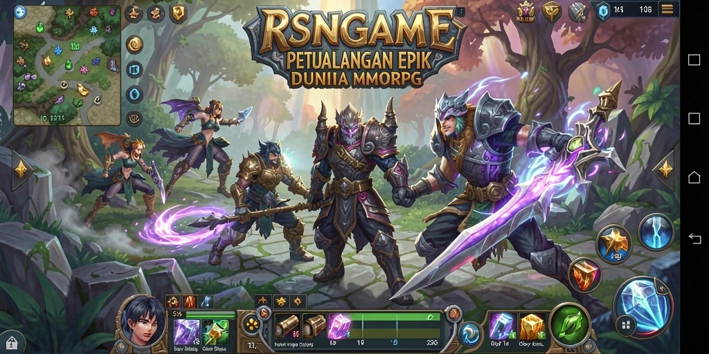 Tampilan permainan RSNGAME yang menakjubkan dan penuh aksi