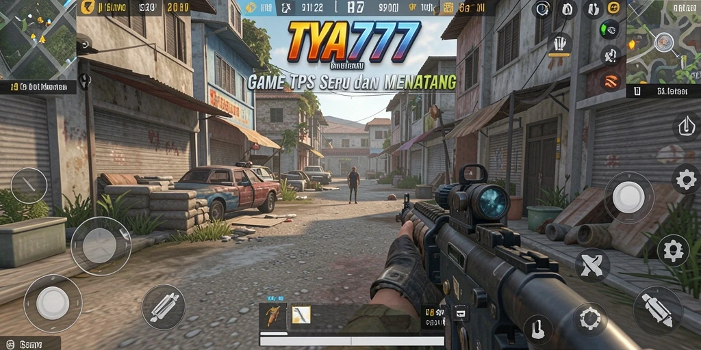 Tampilan gameplay seru dalam TYA777 dengan aksi menembak yang mendebarkan.