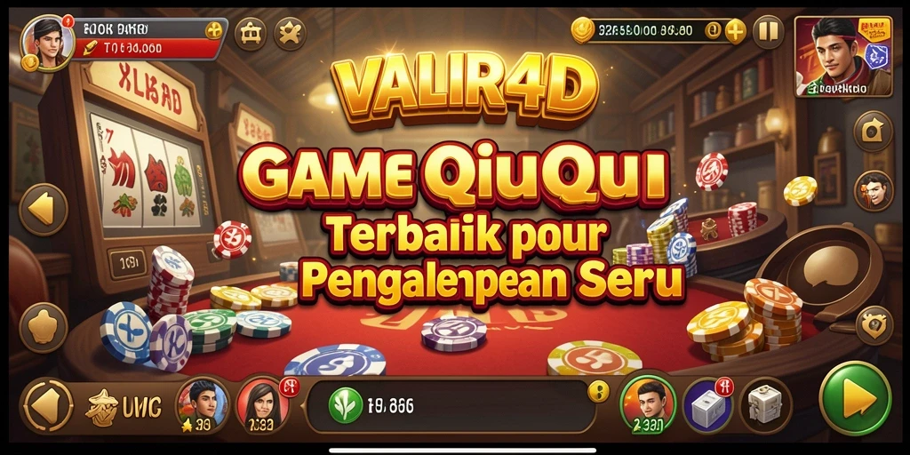 Tampilan menarik dari gameplay QiuQiu VALIR4D yang seru.